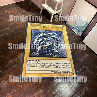 พรมลาย การ์ดยูกิ หลายลาย บลูอาย ไวท์ดราก้อน / เรดอายแบล็คดราก้อน Yu gi oh Blue eyes White Dragon Red eyes Black