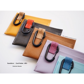 Guneiform กระเป๋าหนังใส่บัตร หนังแท้ leather card holder | Odyssée Collection