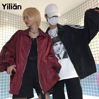 【Yilian】เสื้อแจ็กเก็ต ผ้าร่ม หลากสี สไตล์เกาหลี