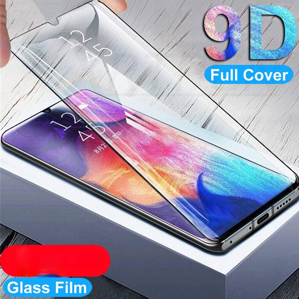 Samsung A02S A03S 9D กระจกนิรภัยคลุมทั้งหมด Samsung A22 A12 M42 M32 M12 ฟิล์มกันรอยหน้าจอโทรศัพท์