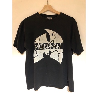 Tee เสื้อยืดลําลอง ผ้าฝ้าย แขนสั้น คอกลม พิมพ์ลาย Method Man Wu Tang สไตล์เกาหลี สําหรับผู้ชาย