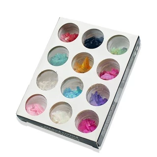 เซ็ตเปลือกหอย 12 สี สำหรับตกแต่งเล็บ อุปกรณ์ทำเล็บ แต่งเล็บ