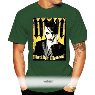 เสื้อยืดผ้าฝ้ายพิมพ์ลายแฟชั่น ขายดี เสื้อยืดลําลอง แขนสั้น พิมพ์ลาย Marilyn Manson Against All Gods Concert Tour Streetw