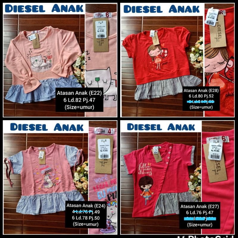 เสื้อท็อปเด็ก DIESEL