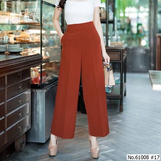 Vertier กางเกงขาบาน No.61008 ผ้า CULOTTE