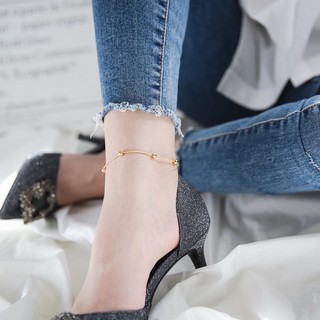 Gebi gold ball chain anklet