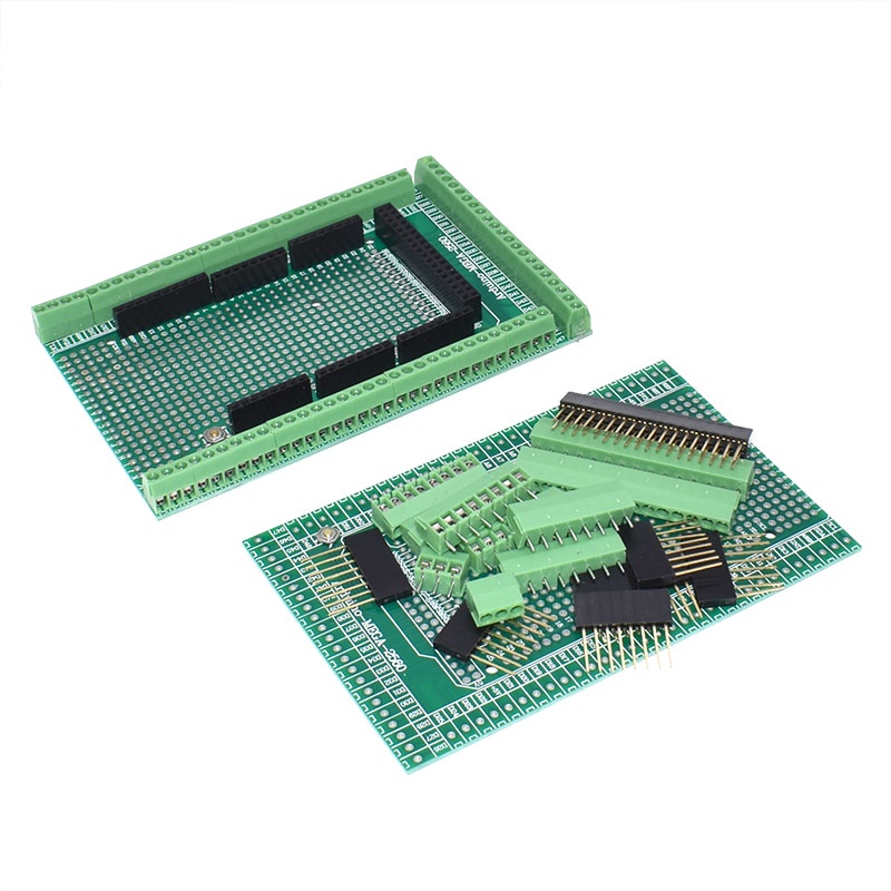 ชุดบอร์ดเทอร์มินัลบล็อกสกรู PCB สองด้าน เข้ากันได้กับ Mega2560 สําหรับ Arduino Mega 2560 Mega2560 R3