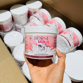 แชมพูนมม้าHORSE MILK ขนาด 400 ml. + ทรีทเม้นนมม้า HORSE MILK ขนาด 500 g. 2 ชิ้น ( 1 เซต )