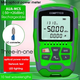 Comptyco OPM เครื่องทดสอบสายไฟเบอร์ออปติคอล AUA-MC5 MC7 -70+10dbm หรือ -50+26dbm