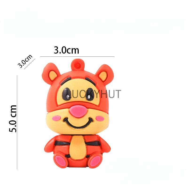 เพนไดรฟ์ 128GB ลายการ์ตูนช้างหมูน่ารัก 1GB 8GB 16GB 32GB 64GB USB 1TB 2TB