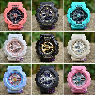 Baby-g Casio BA-110-7A1 / 111/112 / CA-4a girlhood สีชมพูสดผู้หญิงแฟชั่นนาฬิกา TP-1A นาฬิกาหญิง CR-7A