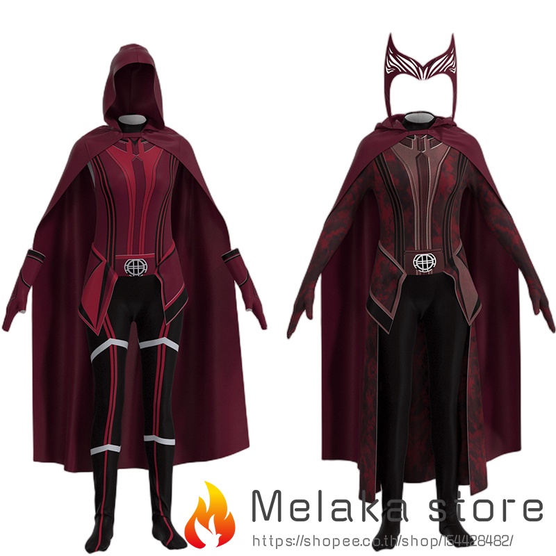 ชุดจั๊มสูทคอสเพลย์ The Avengers Superhero Scarlet Witch Vision Doctor Strange เหมาะกับปาร์ตี้ สําหรั