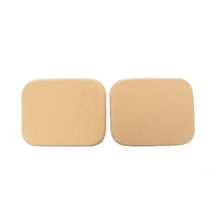 พัฟ พัฟฟองน้ำ สีครีมเข้มแบบสี่เหลี่ยม ขนาด 5.5x4.5x0.6 ซม. พัฟแป้งฝุ่น พัฟแป้งตลับ พัฟแป้งแต่งหน้า ฟองน้ำแต่งหน้า