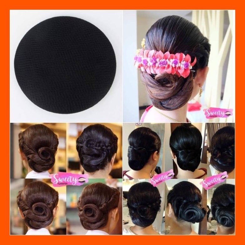 เน็ตคลุมผมแบบบาง ตาข่ายเกล้าผม เนตเกล้าผม Hair Net (144 ชิ้น)