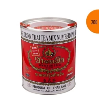 ชาตรามือ แบบกระป๋อง ชาไทย 200 ก.