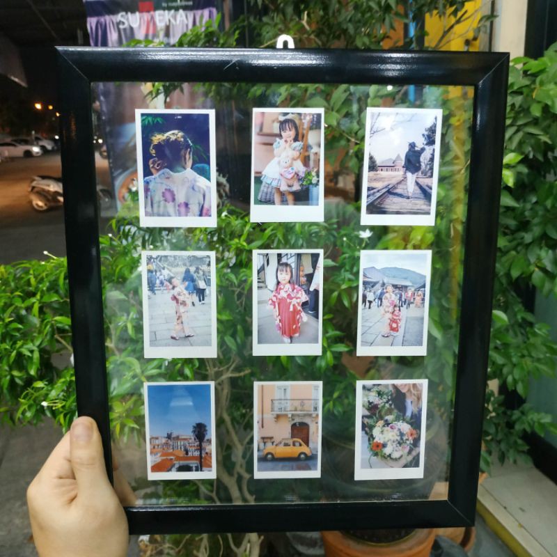 กรอบโพลารอยด์ใส พร้อมรูป ขนาด 10 x 12 นิ้ว
