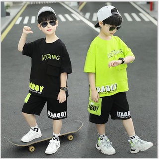 ชุดเซตเสื้อ​ Nothing. มีกระเป๋าเสื้อเท่ห์ๆ พร้อมกางเกงหล่อเท่ห์​