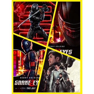 โปสเตอร์ Snake Eyes: G.I. Joe Origins  ขนาด 11.5 X 16.5 นิ้ว (A3)