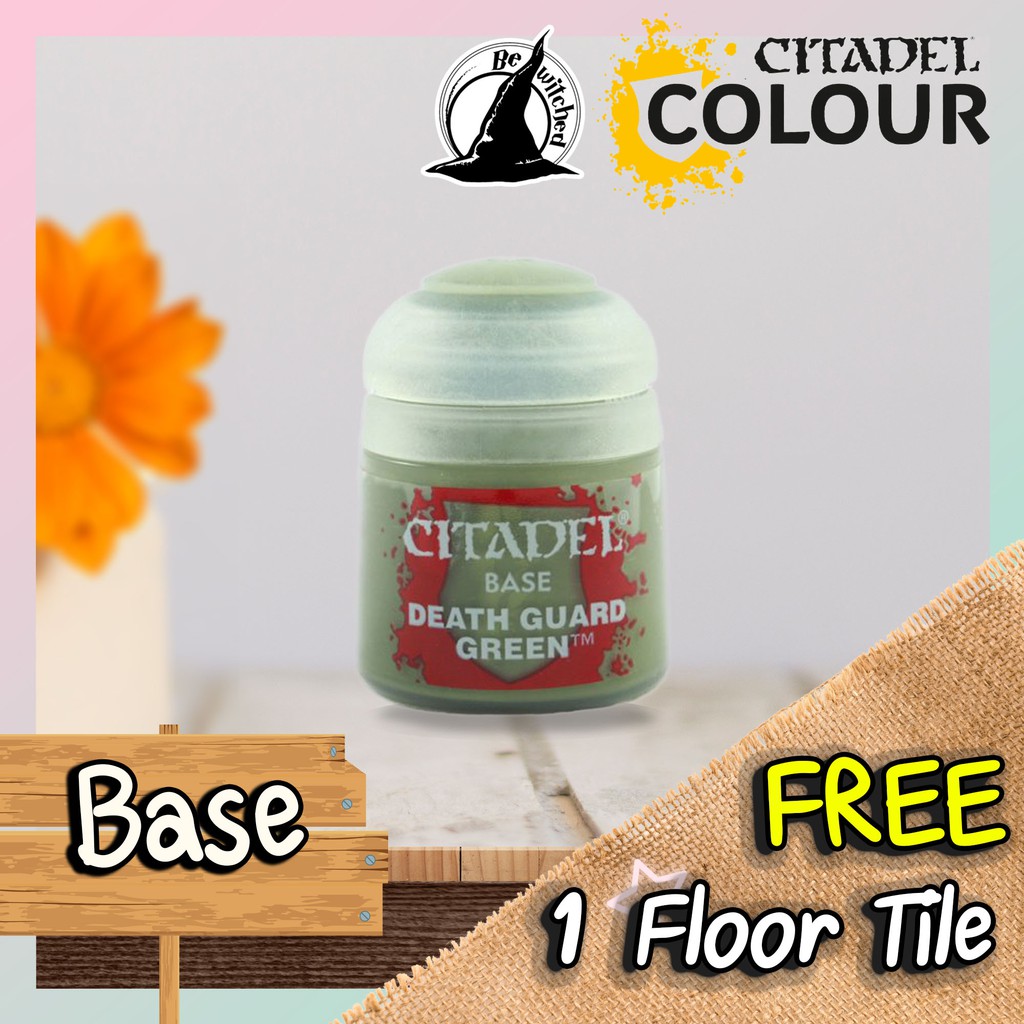 (Base) DEATH GUARD GREEN : Citadel Paint แถมฟรี 1 Floor Tile