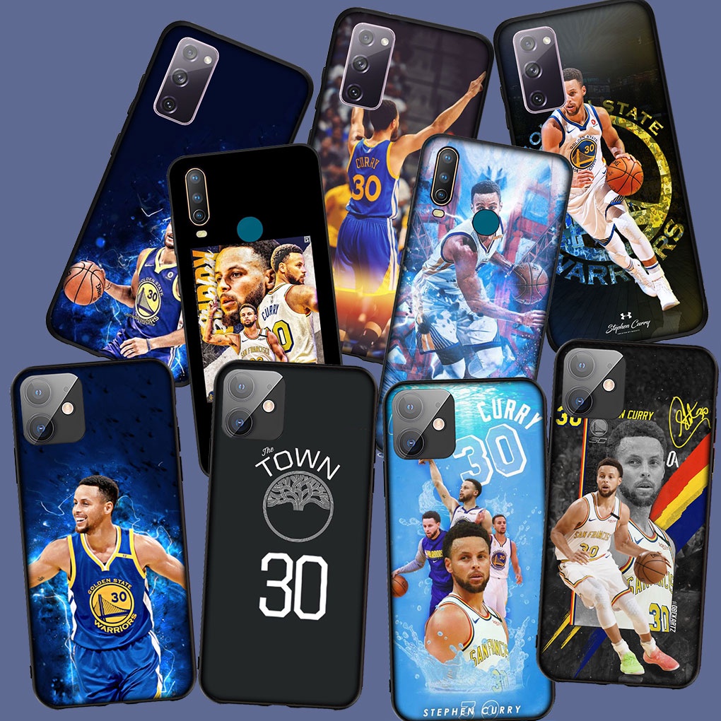 เคสTPU Realme C25 9 Pro Plus 5G 9i Real me C25Sซิลิโคนอ่อนนุ่มสีดําพิมพ์C5-LB89 Stephen Curry 30 เคส