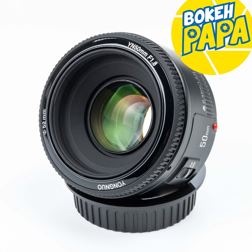 Yongnuo 50mm F1.8 เลนส์ออโต้โฟกัส สำหรับใส่กล้อง Canon DSLR ( YN AUTO FOCUS Lens 50mm F1.8 ) Canon EF Mount / EF-S Mount
