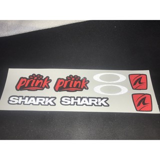 สติ๊กเกอร์ติดหมวกกันน็อค SHARK