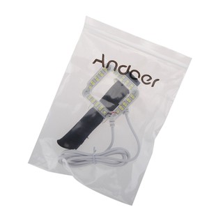 Andoer USB 20 เลนส์วงแหวน LED ยิง Nightshot แฟลชเติมไฟโคมไฟ