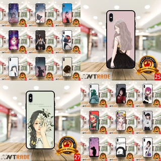 เคสสกรีน ลาย ผู้หญิง เคสโทรศัพท์ Realme5 / Realme 5i / Realme 5s / Realme 6i / Realme C3 / Realme 5 (ใช้เคสตัวเดียวกัน)