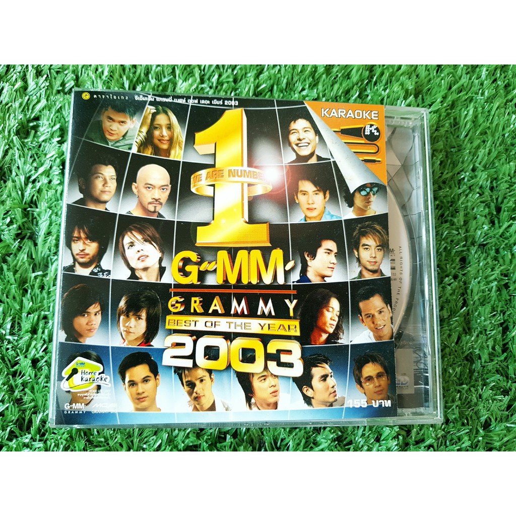 VCD แผ่นเพลง GMM GRAMMY BEST OF THE YEAR 2003 อัลบั้ม ศิลปิน รวมศิลปินแกรมมี่ รวมเพลงฮิต Taxi , Kala , Clash , วงสิบล้อ