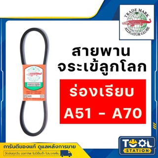 จระเข้ลูกโลก สายพาน A ร่องเรียบ A51 A52 A53 A54 A55 A56 A57 A58 A59 A60 A61 A62 A63 A64 A65 A66 A67 A68 A69 A70