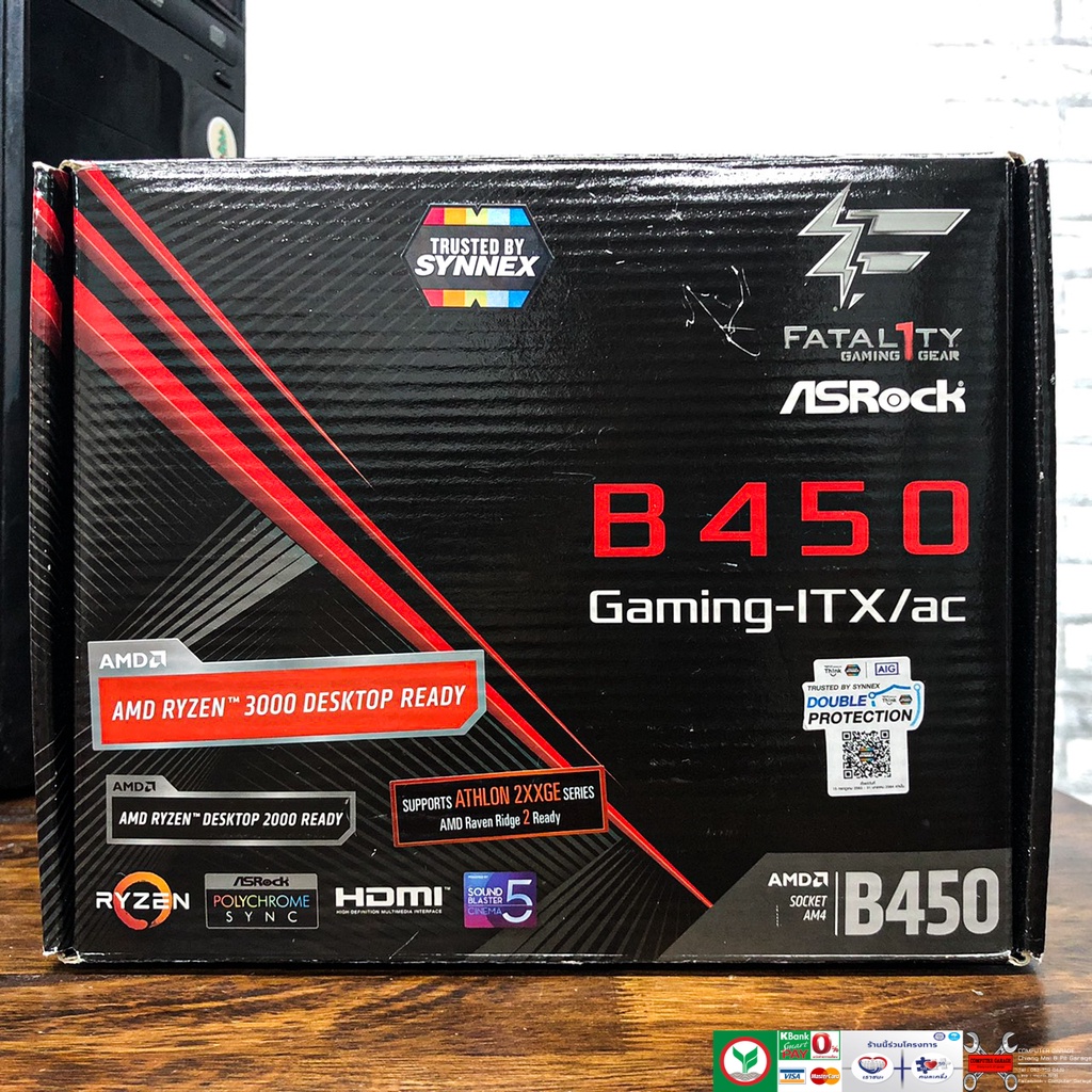 AM4 ASROCK FATAL1TY B450 GAMING-ITX-AC