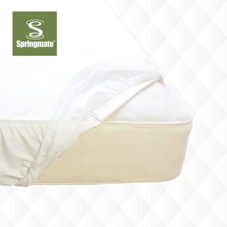 Springmate ผ้ารองกันเปื้อนแบบรัดมุม สำหรับที่นอนขนาด 3.5 ฟุต - ส่งฟรี