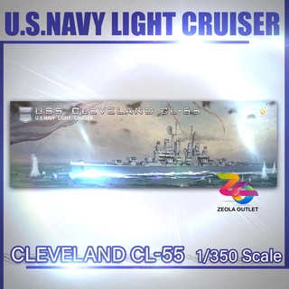 โมเดลเรือลาดตระเวน USS Cleveland CL-55 Light Cruiser Veryfire Scale 1_350 !!!ร้านขอแนะนำ!!!