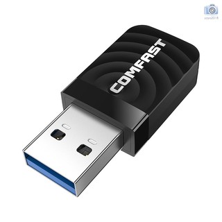 COMFAST CF-812AC กิกะบิต อะแดปเตอร์ไร้สาย USB Wifi AC 1300Mbps อะแดปเตอร์ Wi-Fi 2.4G 5.8GHz การ์ดเครือข่ายเสาอากาศ PC ตัวรับสัญญาณ Wi-Fi