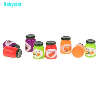 Babystar จวดแยม อุปกรณ์เสริมห้องครัว ขนาดเล็ก 1 : 12 สําหรับตกแต่งบ้านตุ๊กตา 8 ชิ้น