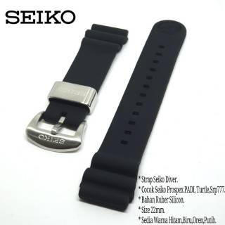 ใหม่ Seiko Diver หนังสือสแตนเลส คุณภาพสูง 22 มม. สีดํา