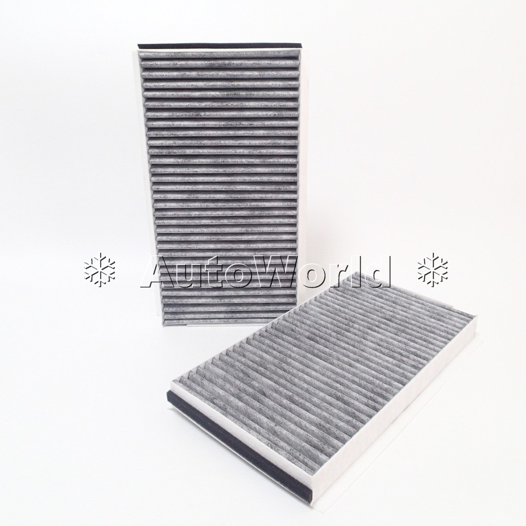 BMW E63 & E64 ไส้กรองแอร์คอง พร้อมคาร์บอน (OEM 64316935823 / 64116913506) (2ชิ้น/ชุด)