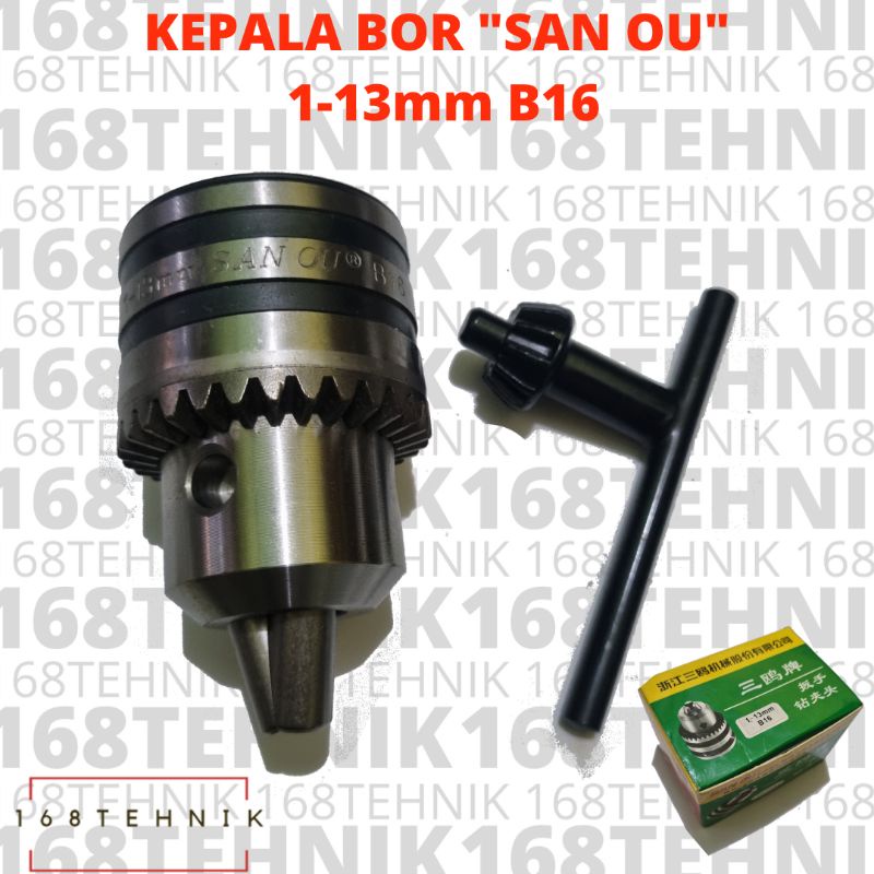 DRILL HEAD 13 MM B16 DRILL CHUCK 1.0-13MM B16 SAN OU