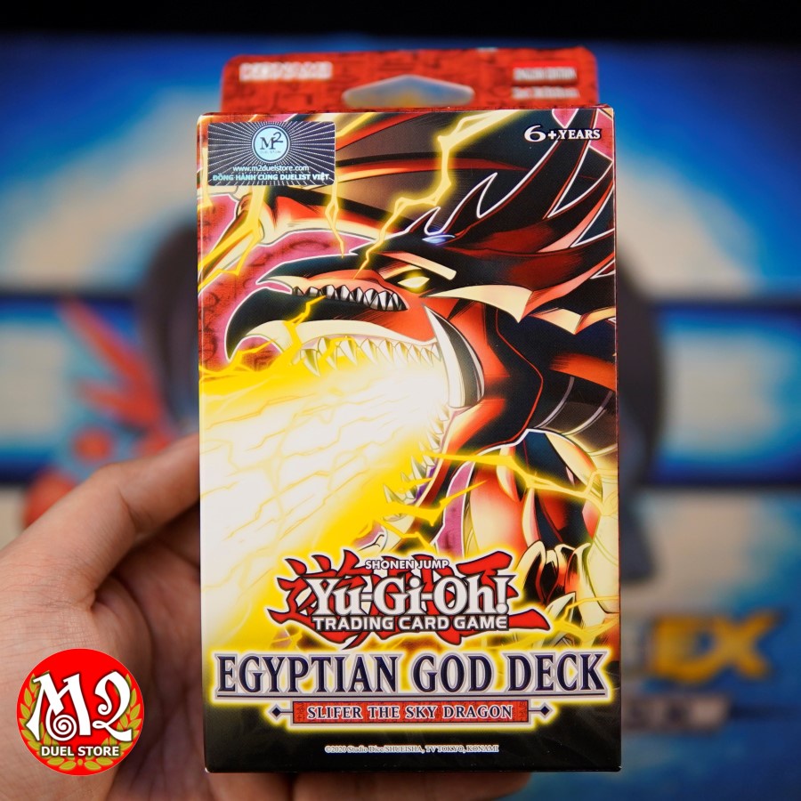 Yugioh Egyptian God Deck: Slifer The Sky Dragon - Structure Deck - สําหรับตลาด USA