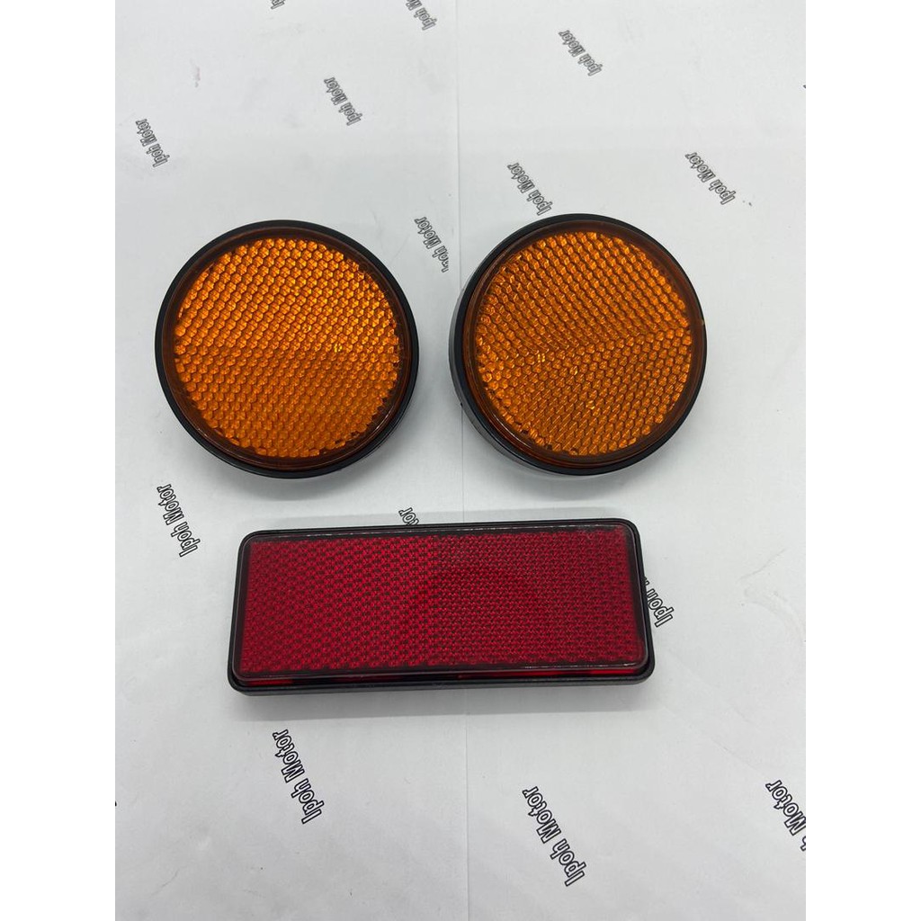 ชุดสะท้อนแสง (2 ชิ้น) Yamaha 135LC v4 Yamaha Lagenda ฉีด Yamaha Y15ZR Wave125i wave cx Wave Dash v3