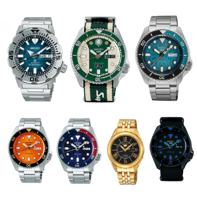 [โค้ด 1111DISCOUNT15 ลด 1,111] SEIKO 5 SPORT ใหม่ล่าสุด 2019 SRPD51K SRPD53K SRPD55K SRPD57K SRPD63 SRP