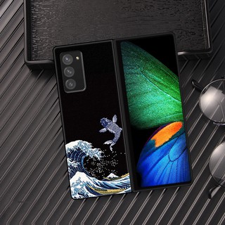 SAMSUNG เคสโทรศัพท์มือถือหนัง Pu สําหรับ Samsung Galaxy Z Fold 2