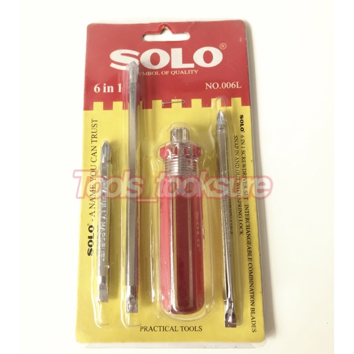 SOLO ไขควงสลับหัว 6IN1  NO.006 L