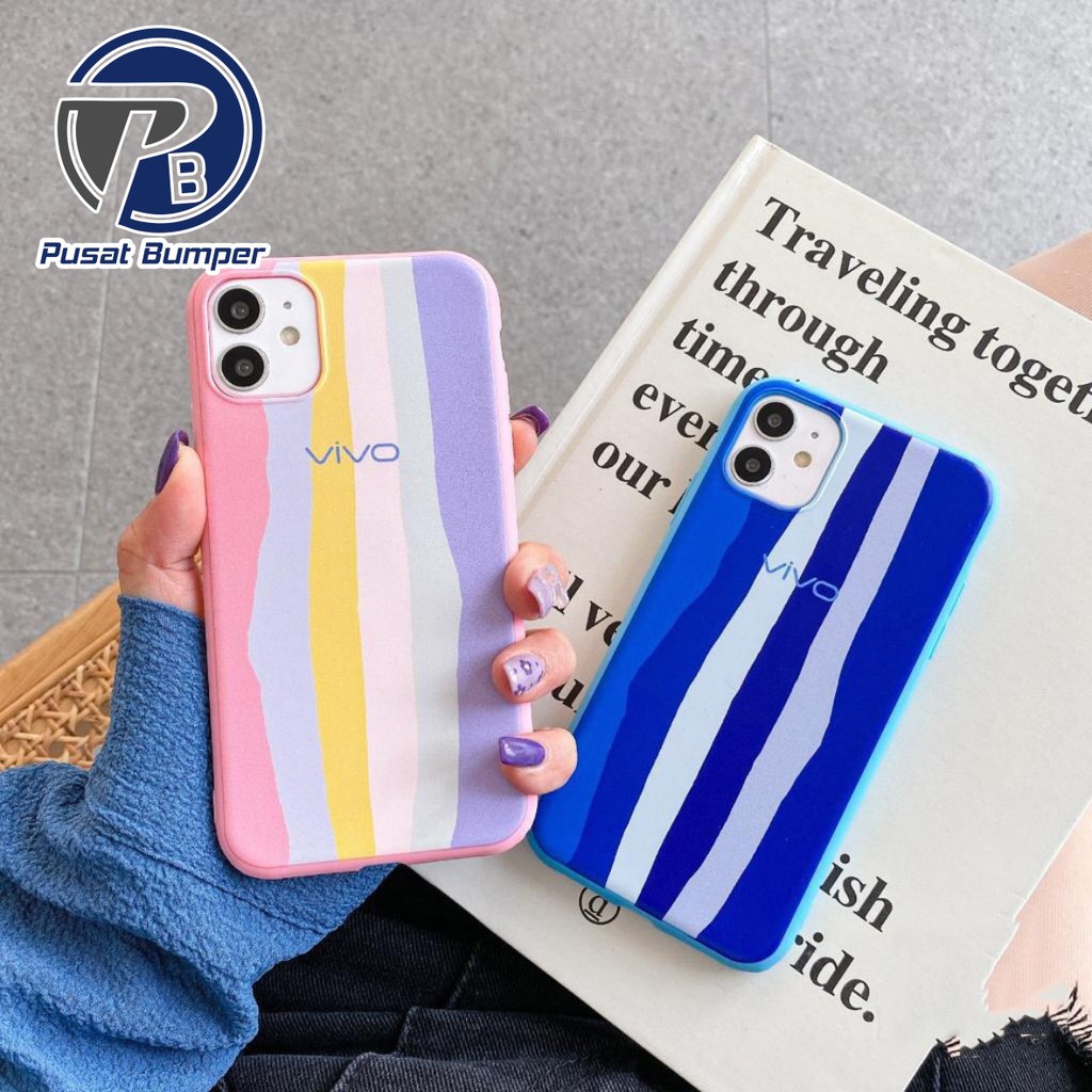SS046 CASE RAINBOW VIVO Y19 U3 Y5S Y53 Y83 Y51 Y71 Y81 Y91 Y95 Y93 Y91c Y1s Y20 Y12s Y15 Y17 Y15s Y1