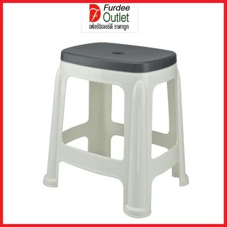 Furdee Outlet เก้าอี้พลาสติก เก้าอี้สตูลเหลี่ยม สีสวย แข็งแรง น้ำหนักเบา ( PN-9348 )