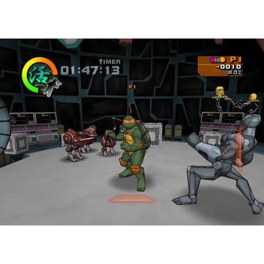 แผ่นเกมส์ Ps2 Teenage Mutant Ninja Turtles 2