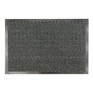 KASSA HOME Dust mat CROSS CM3221_4060GY Size 40 x 60 CM. Grey ใช้ได้กับทุกบ้าน