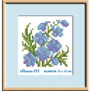 ไอแอมครอสติช DIY งานฝีมือชุดปักครอสติช/ cross-stitch kit รหัสสินค้าTmini-013 ขนาด 15x15 cm.