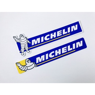 สติ๊กเกอร์ Michelin MotoGP มิชลิน สติกเกอร์ 2ชิ้น แต่งรถ ติดรถ รถมอเตอร์ไซค์ รถยนต์ JDM PVC Sticker Racing Car Motorbike