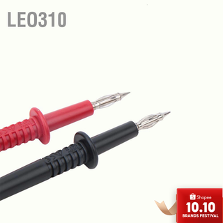 Leo310 2PCS P5011 4mm Banana Plug Test Probe Connector Lead for Multimeter